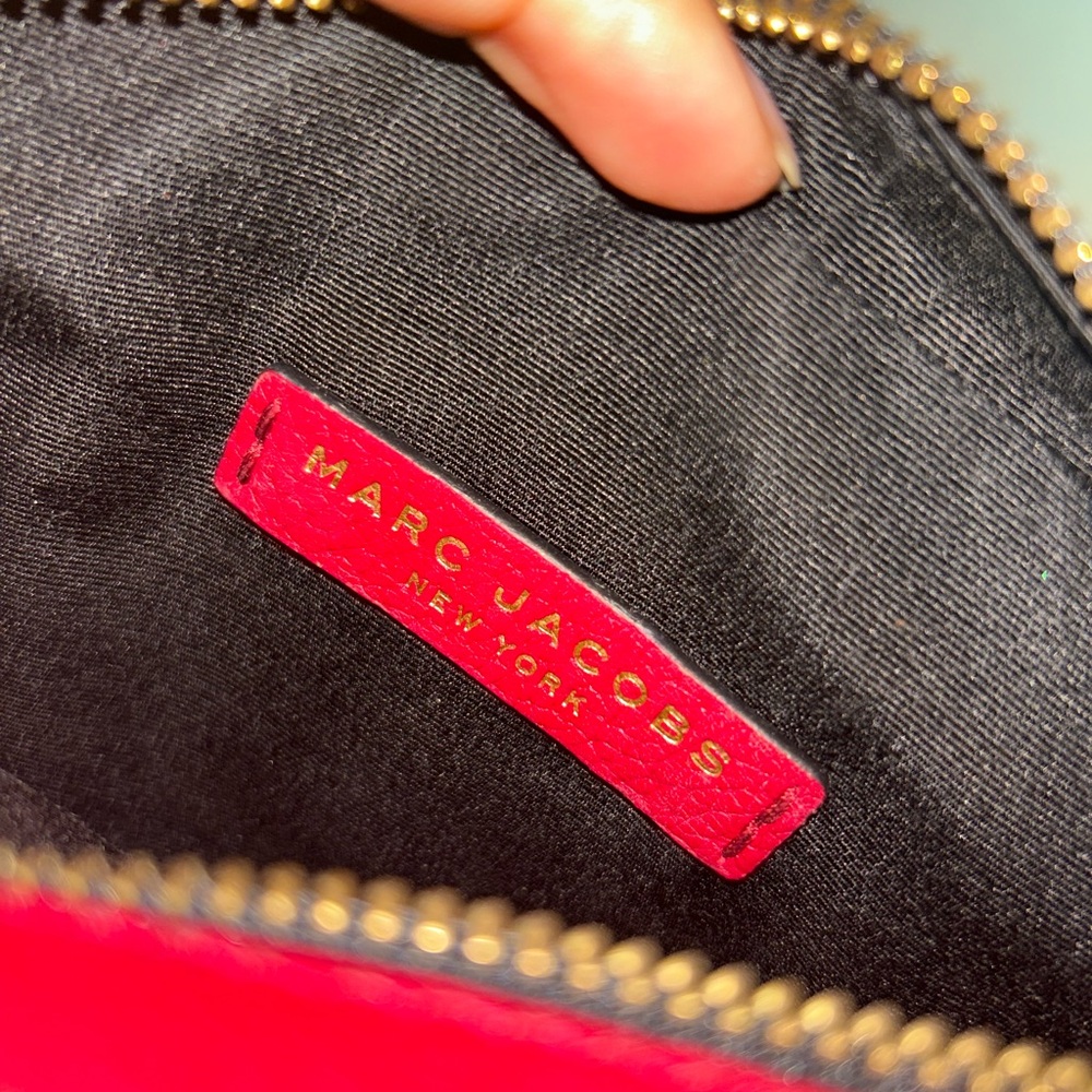 Marc Jacobs Black and Red Interior Bag